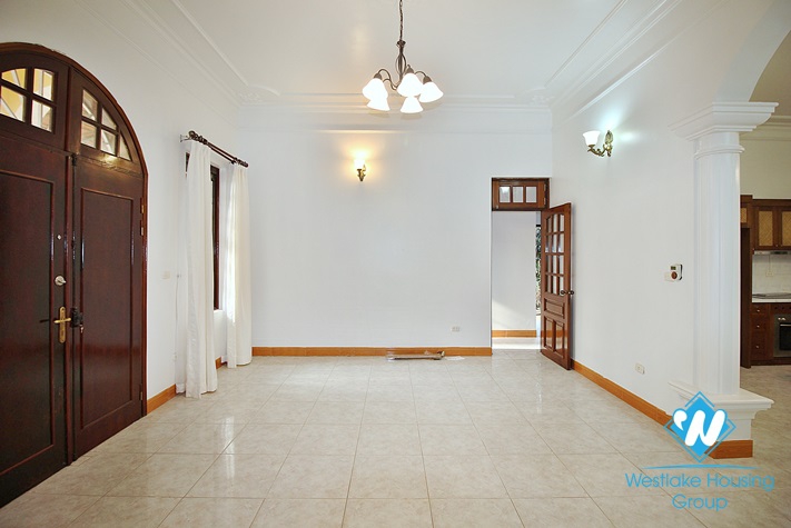 Nice house with big garden for lease in To Ngoc Van st, Tay Ho, Ha Noi